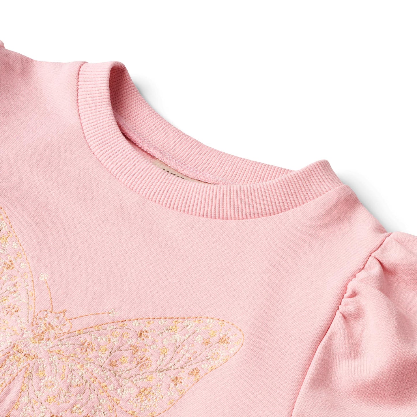 Sweatshirt mit Stickerei - Schmetterling
