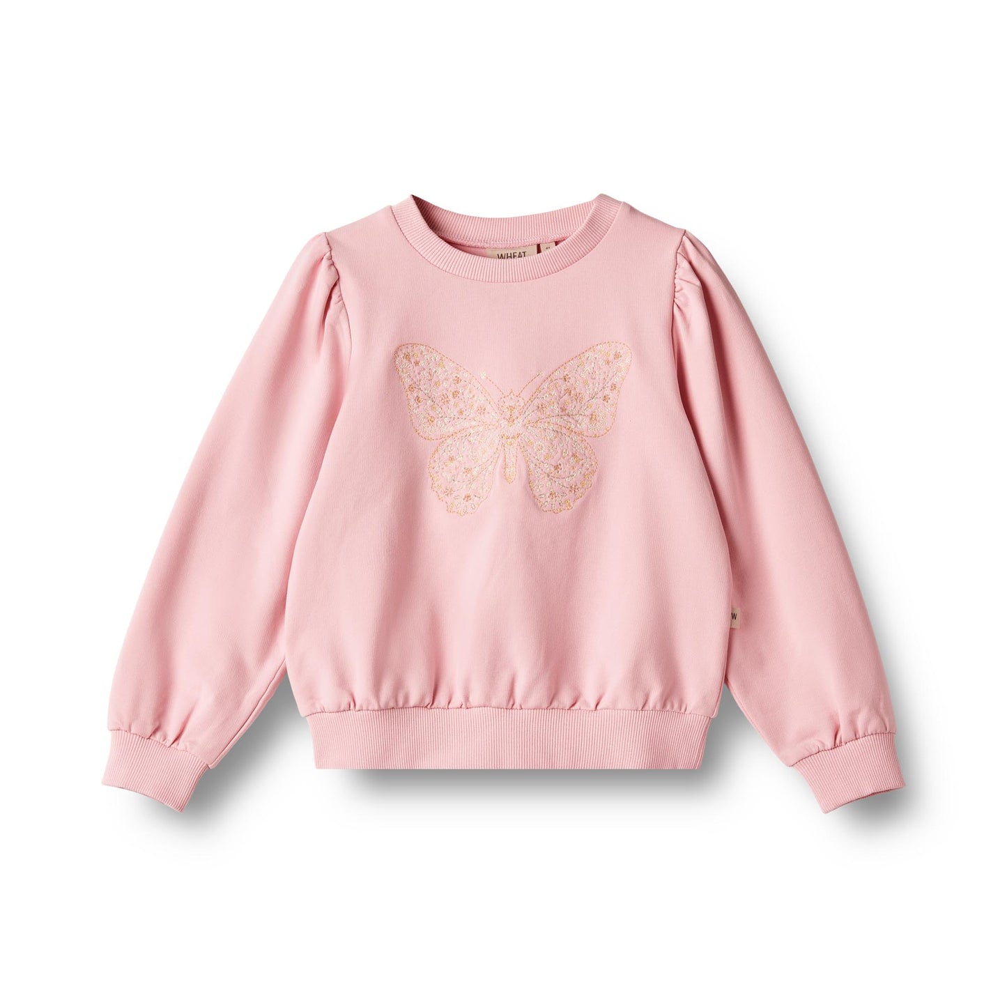 Sweatshirt mit Stickerei - Schmetterling