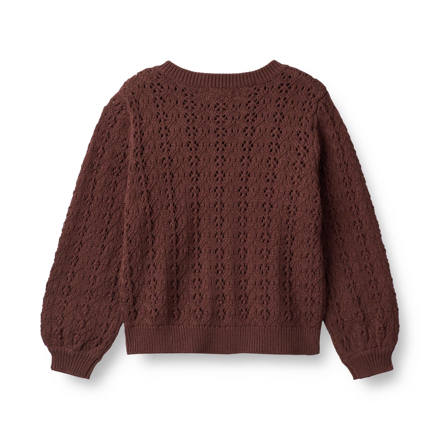 STRICKJACKE CELIA - AUBERGINE