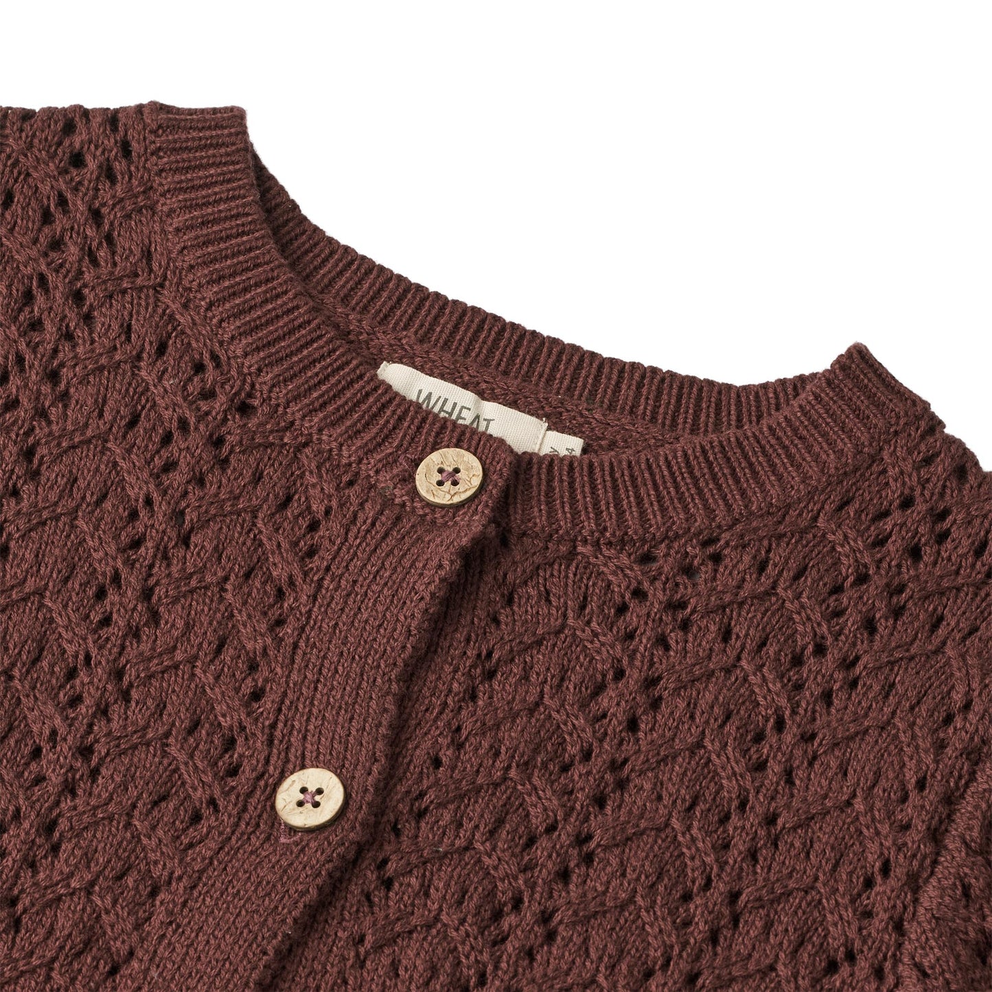 STRICKJACKE CELIA - AUBERGINE