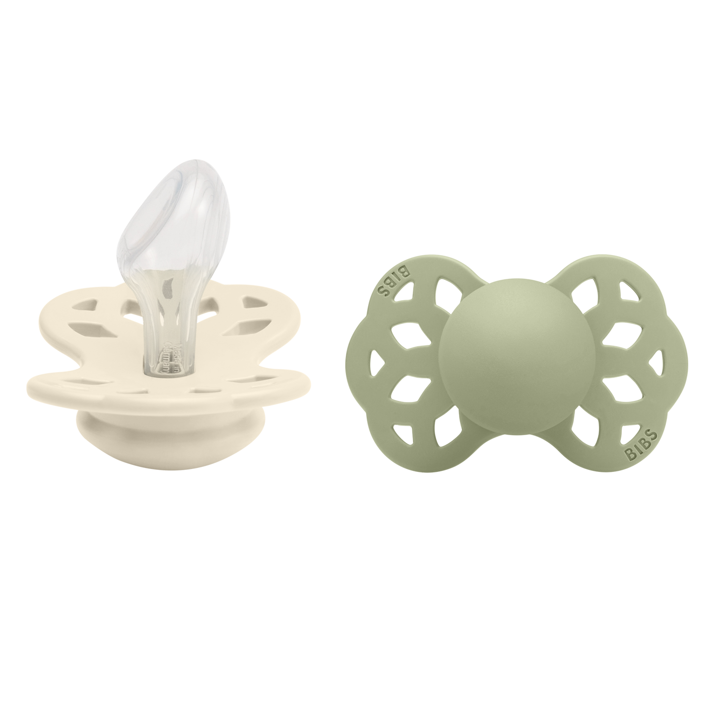 BIBS Infinity 2 PACK - Ivory/Sage
