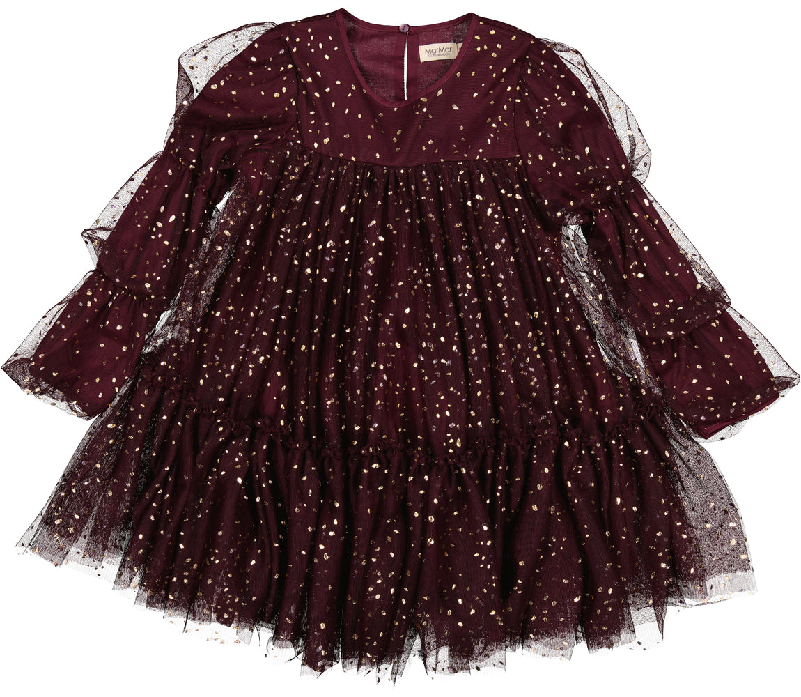 KLEID - Dionne Ballerina - Deep Mulberry