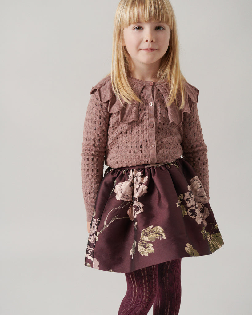 ROCK - Deep Mulberry Jacquard