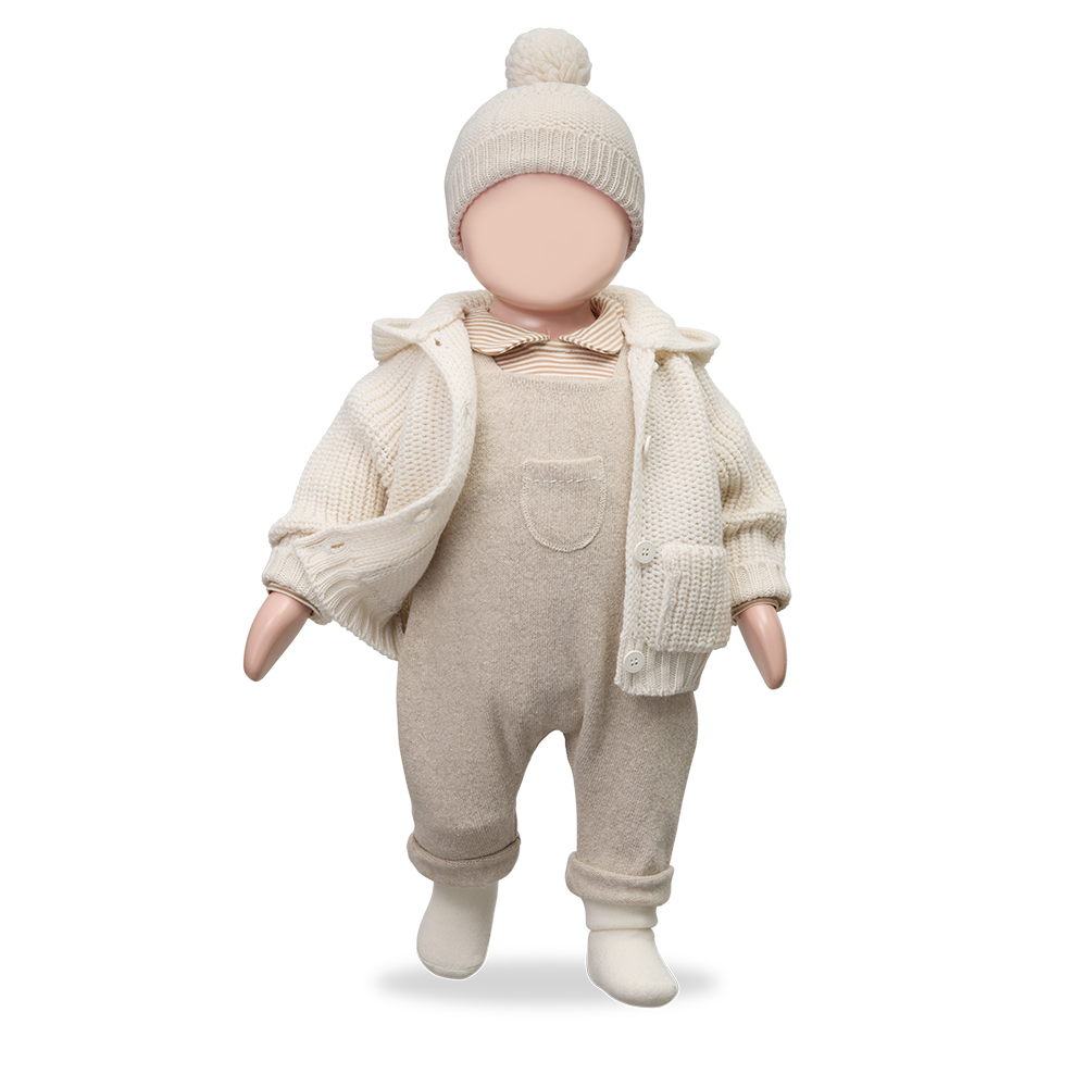 1+ IN THE FAMILY - Latzhose Fernard - beige