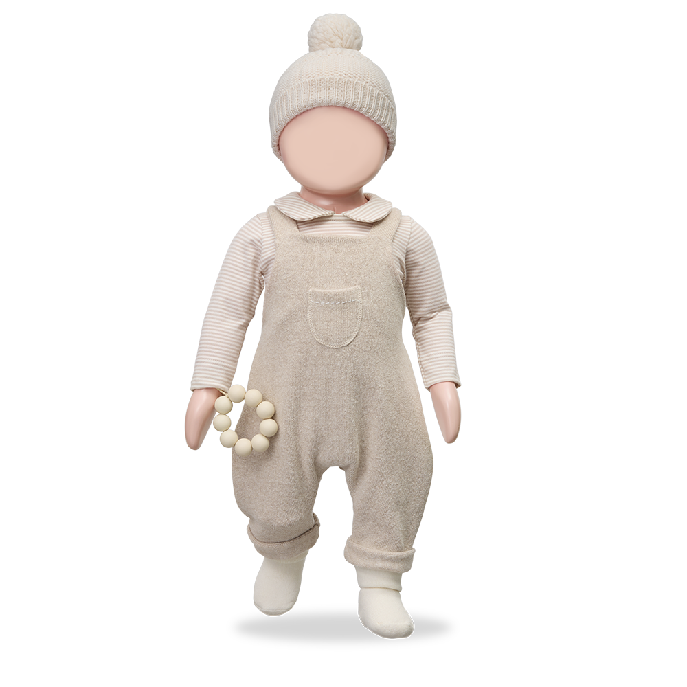 1+ IN THE FAMILY - Latzhose Fernard - beige
