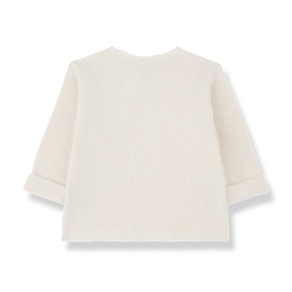 1+ IN THE FAMILY - Strickshirt Mathias - Ecru
