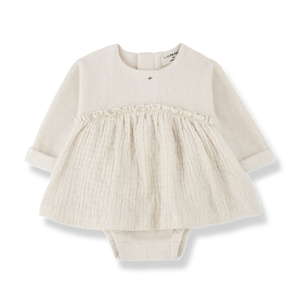 1+ IN THE FAMILY - Kleid Nicoline, ecru