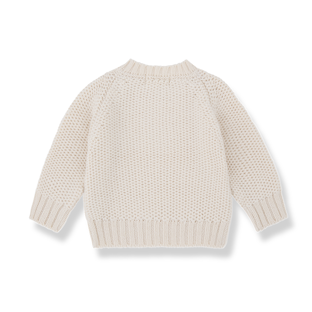 1+ IN THE FAMILY - Strickpullover Jonas - ecru