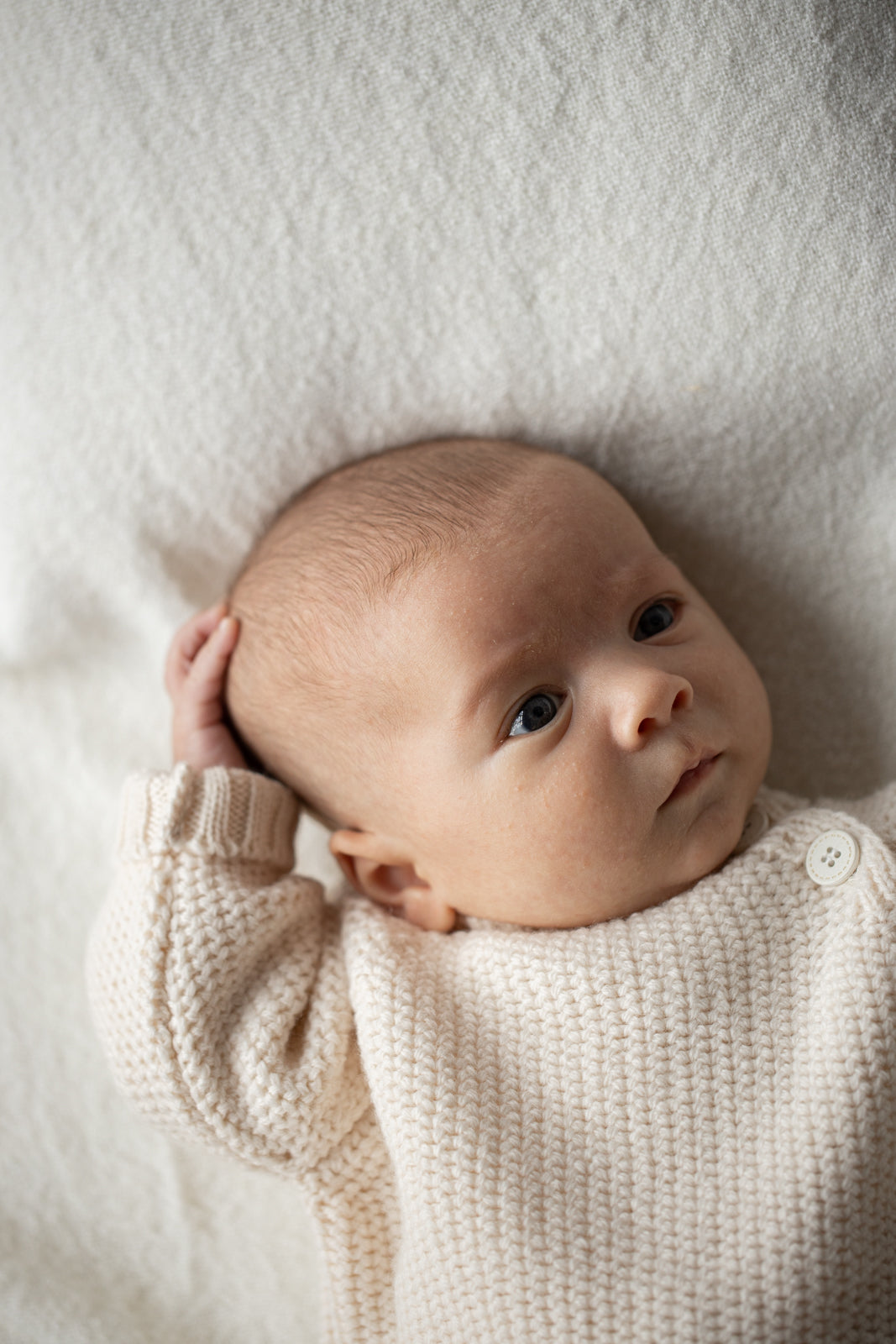 1+ IN THE FAMILY - Strickpullover Jonas - ecru