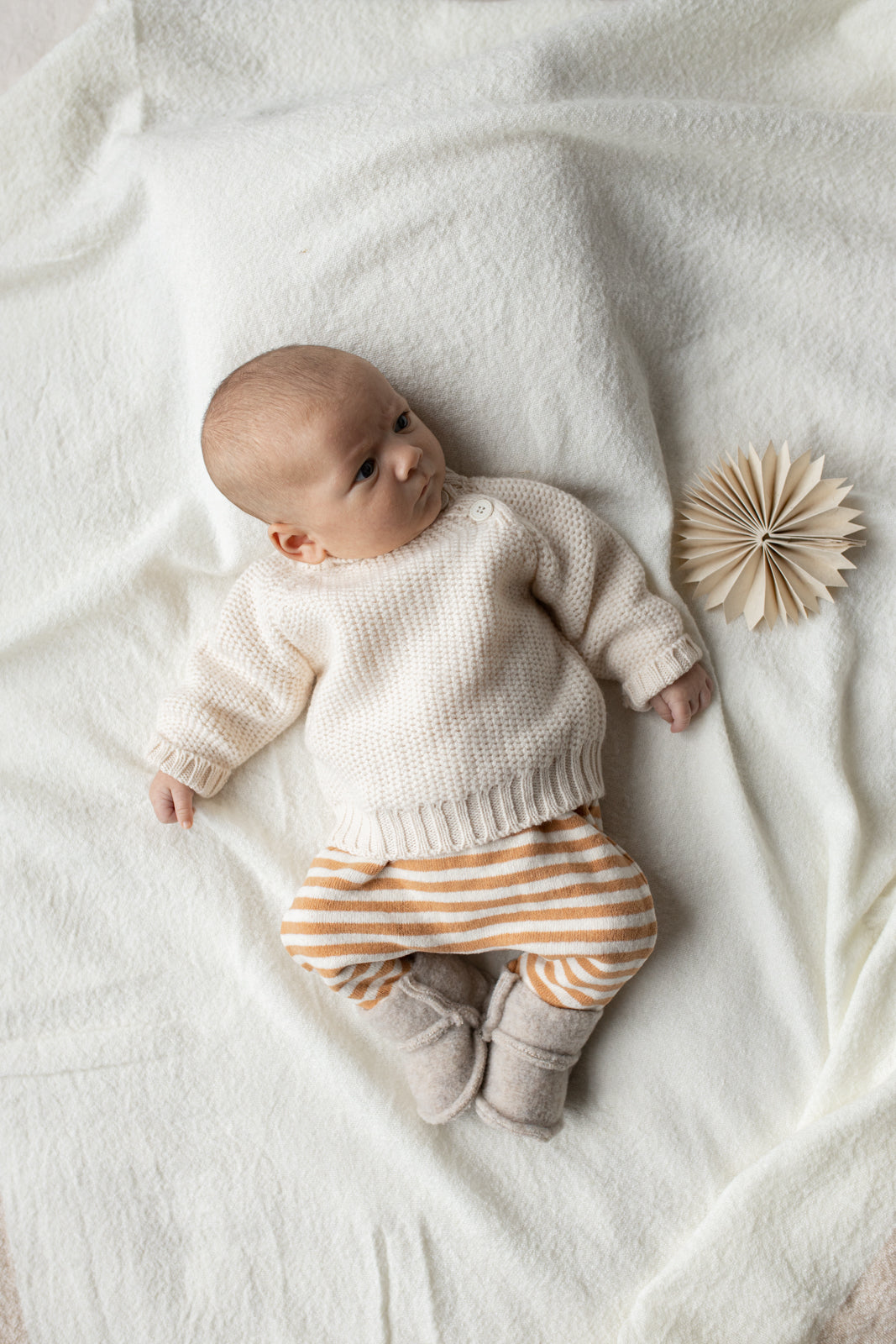 1+ IN THE FAMILY - Strickpullover Jonas - ecru