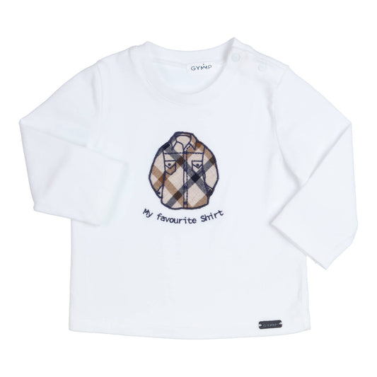 LONG SLEEVE AERODOUX - OFF WHITE / BEIGE / NAVY