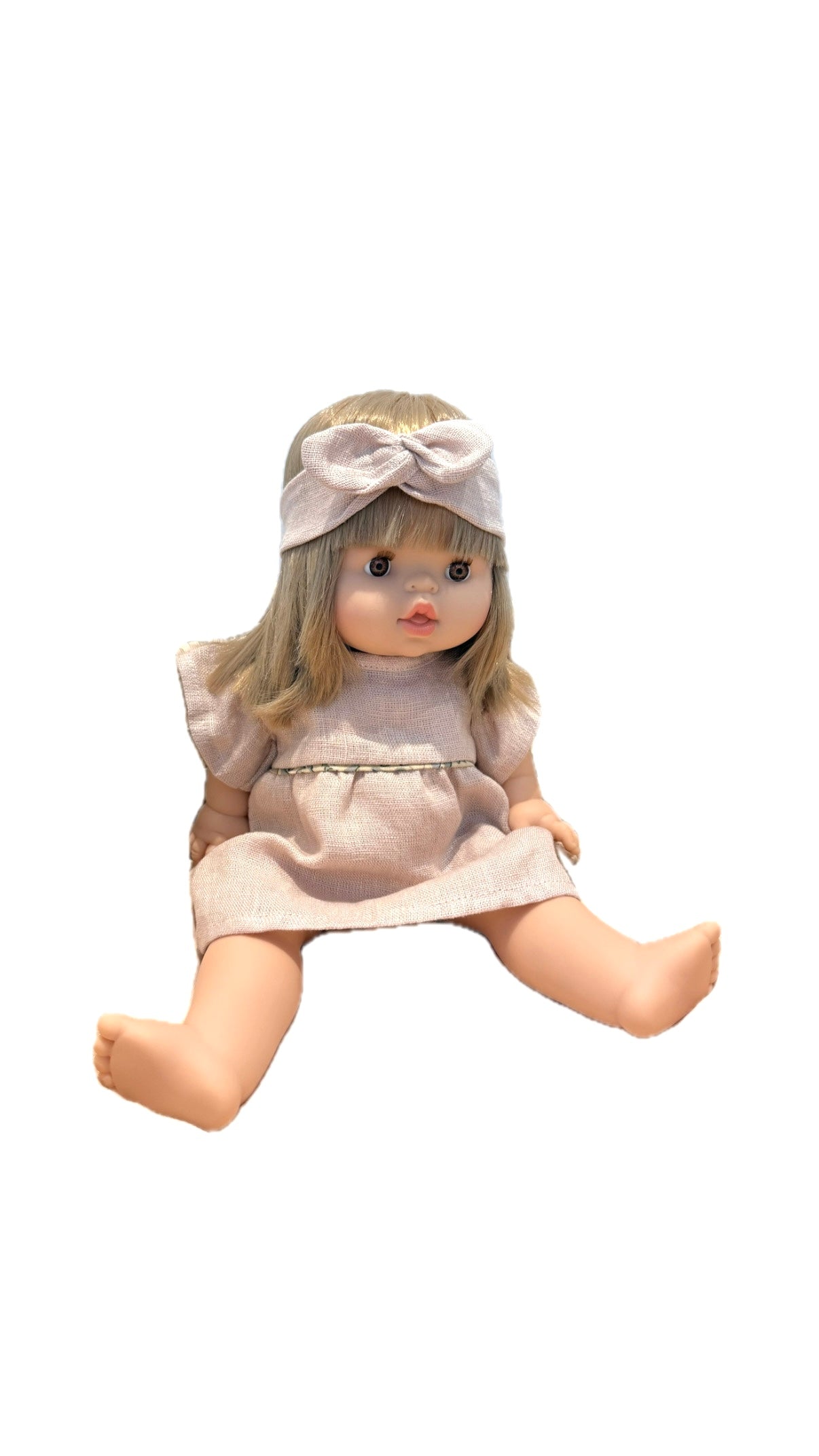 PUPPE Zoe - mit Kleid & Stirnband Nude