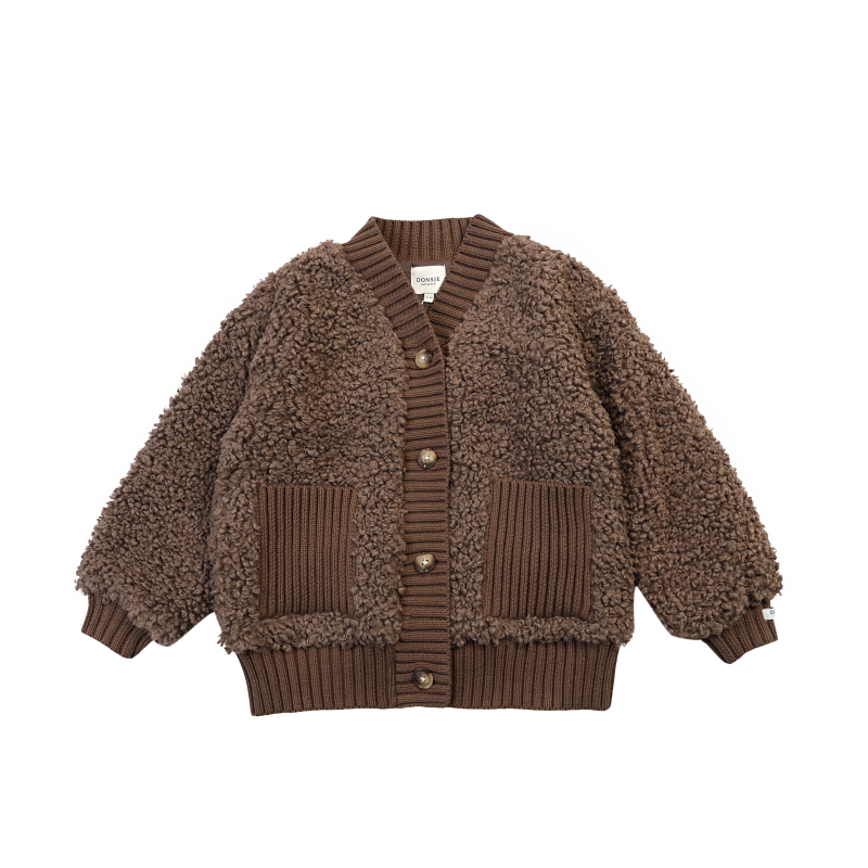 Olaan Cardigan - Toffee Teddy