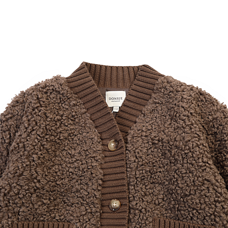 Olaan Cardigan - Toffee Teddy