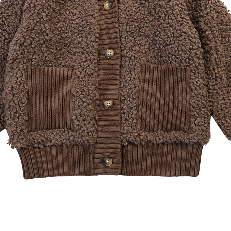 Olaan Cardigan - Toffee Teddy