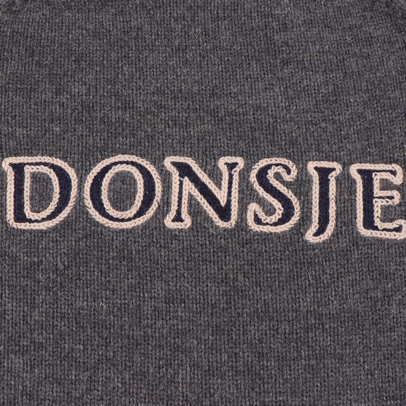 Fionn Merino Wool Sweater - Cloudy Grey Melange