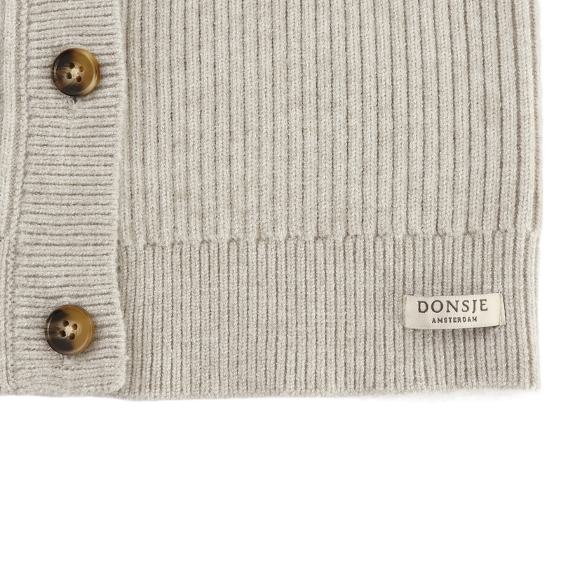 Tjitske Vest - White Sand Melange