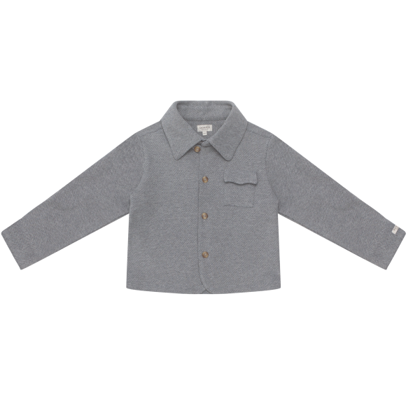 Melle Overshirt - Dark Spruce Melange