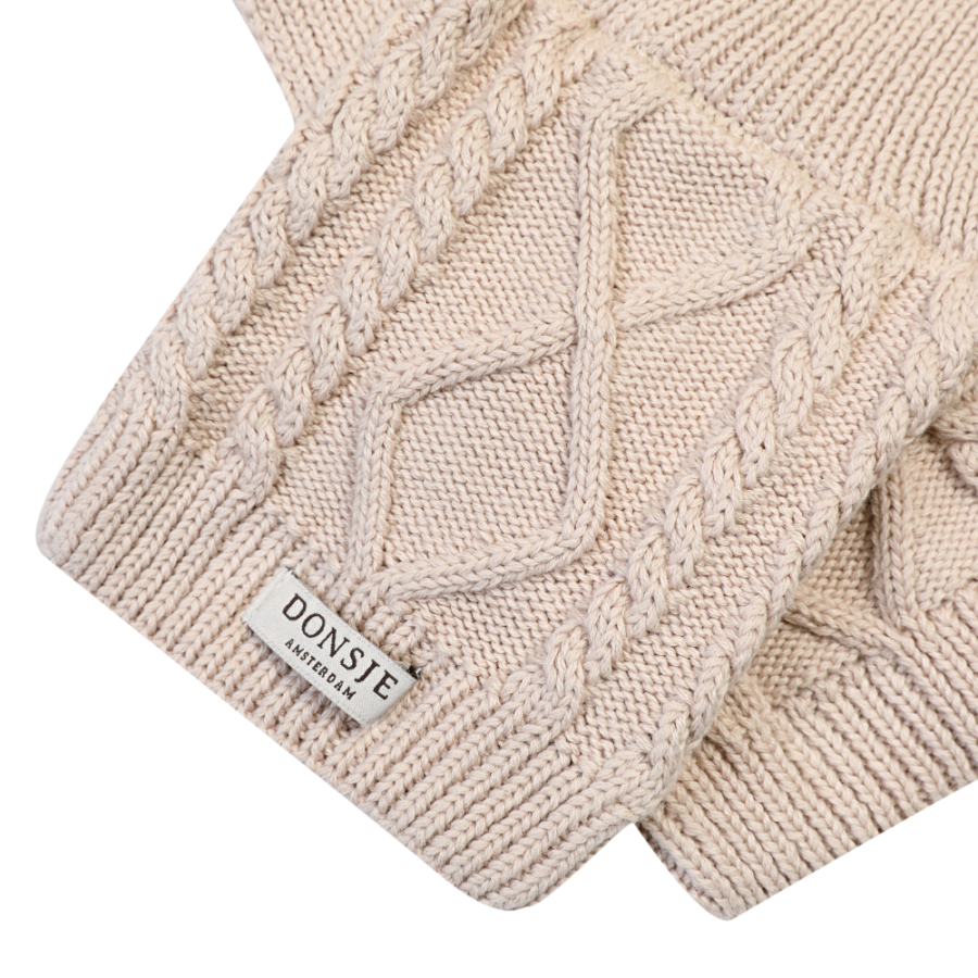 Ailssa Scarf - Soft Sand Teddy