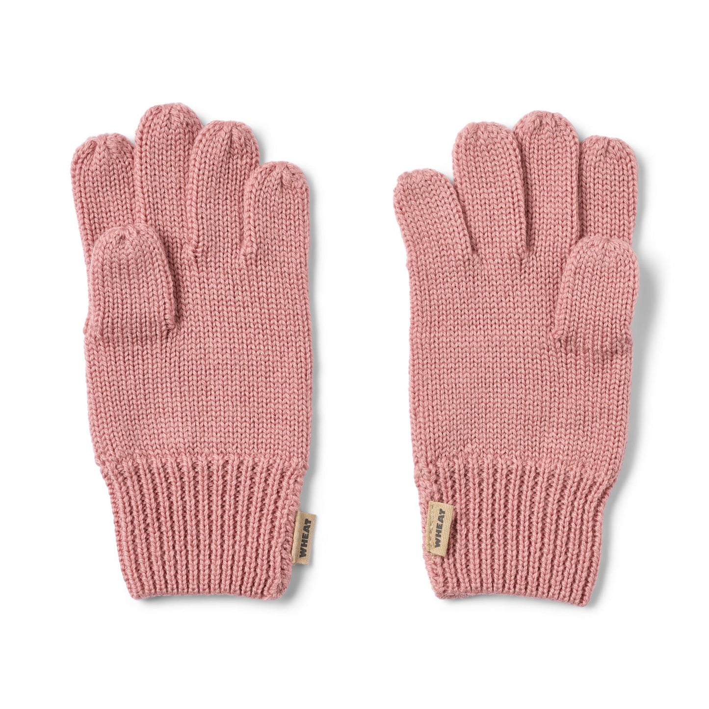 Strick Handschuhe - Rose