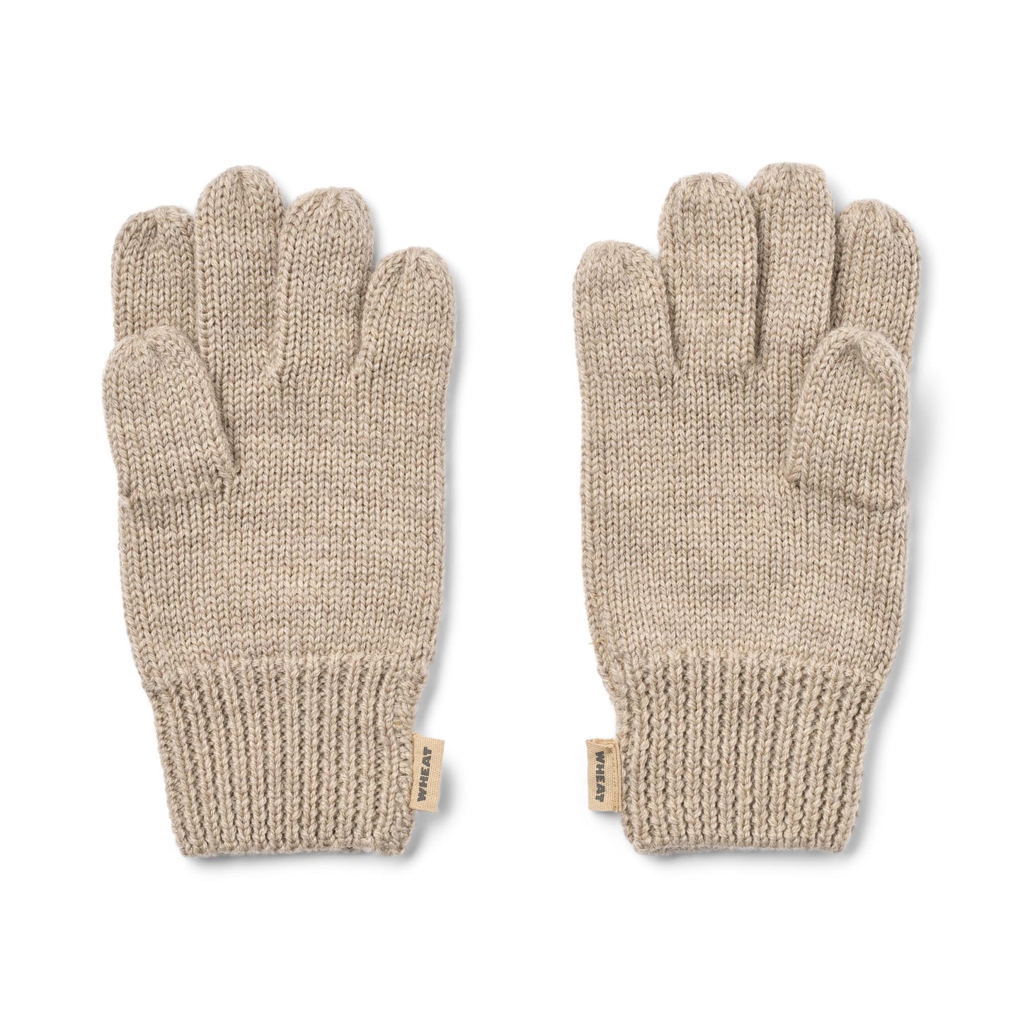 Strick Handschuhe - warm sand melange
