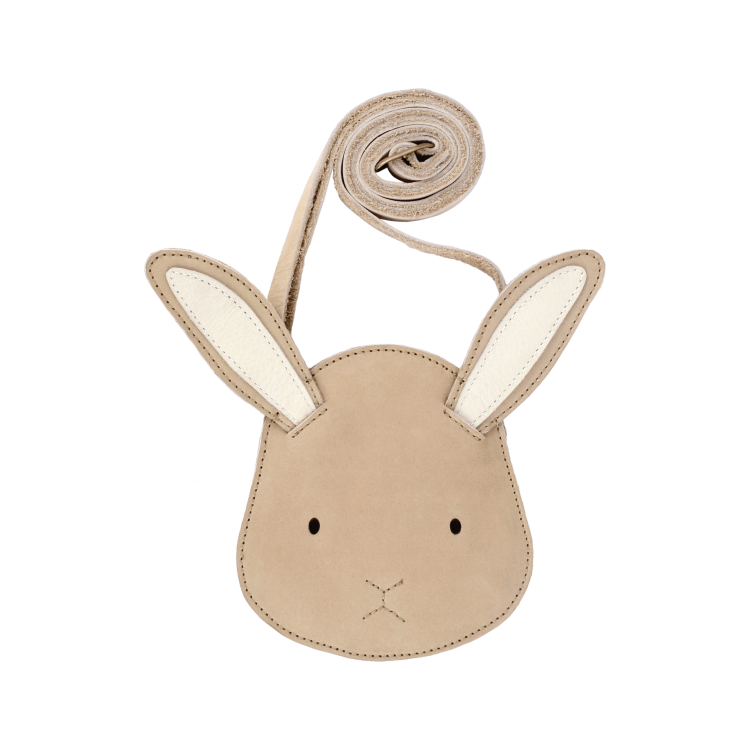 DONSJE - CHILDREN'S HANDBAG - BUNNY - TAUPE NUBUCK