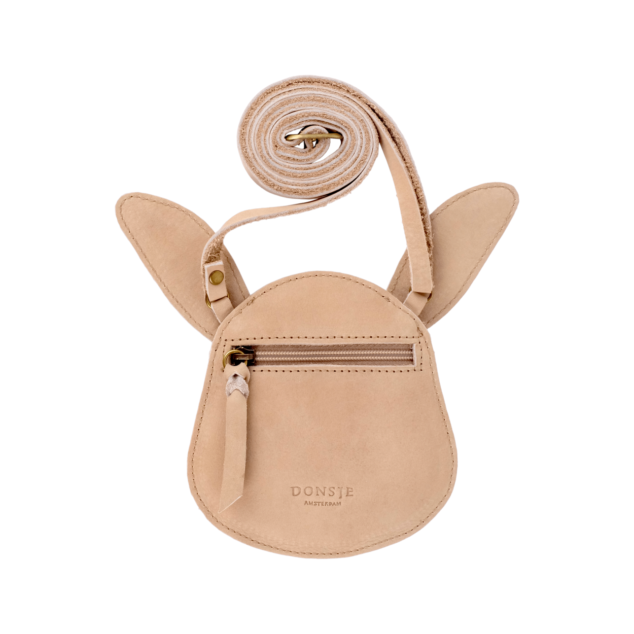 DONSJE - CHILDREN'S HANDBAG - BUNNY - TAUPE NUBUCK