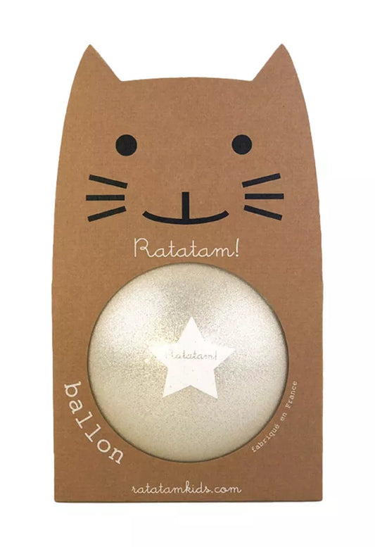 Ratatam Glitter Ball-  SUMMER SILVER - 22cm