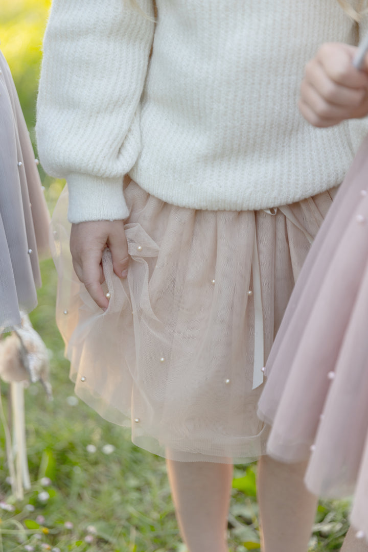 TÜLLROCK MIT PERLEN - VINTAGE BALLERINA