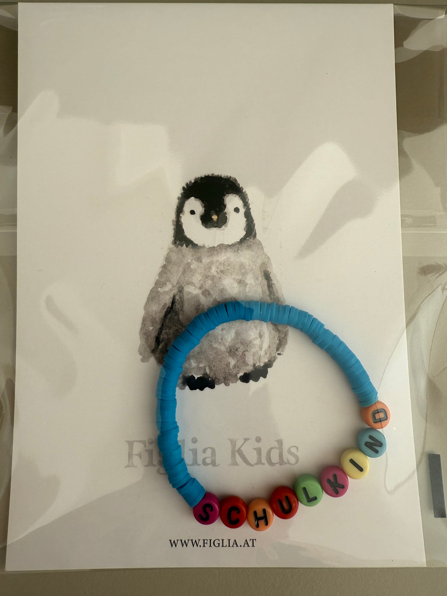 Figlia Armband - Schulkind blau