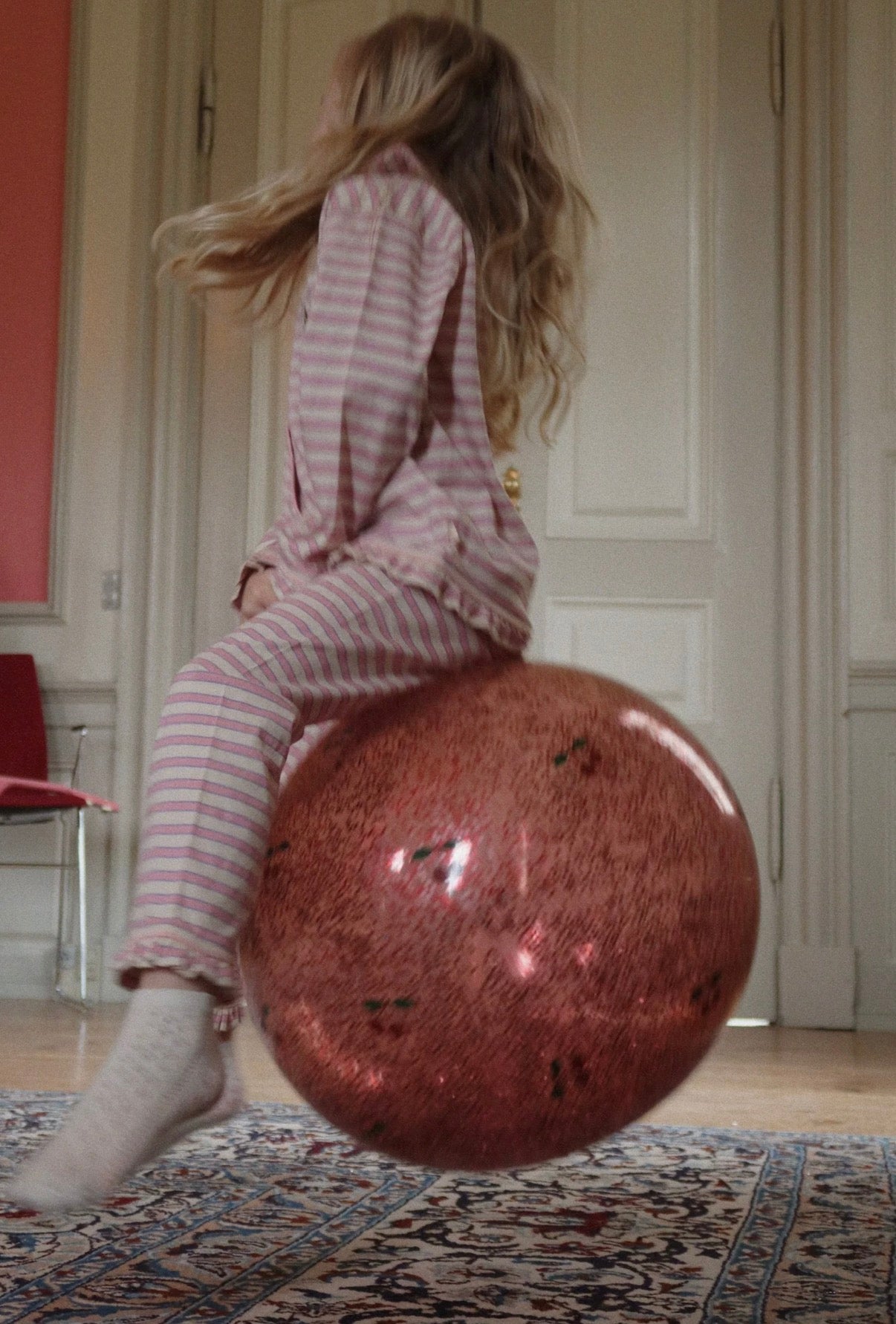 Glitter Jump Ball - Cherry