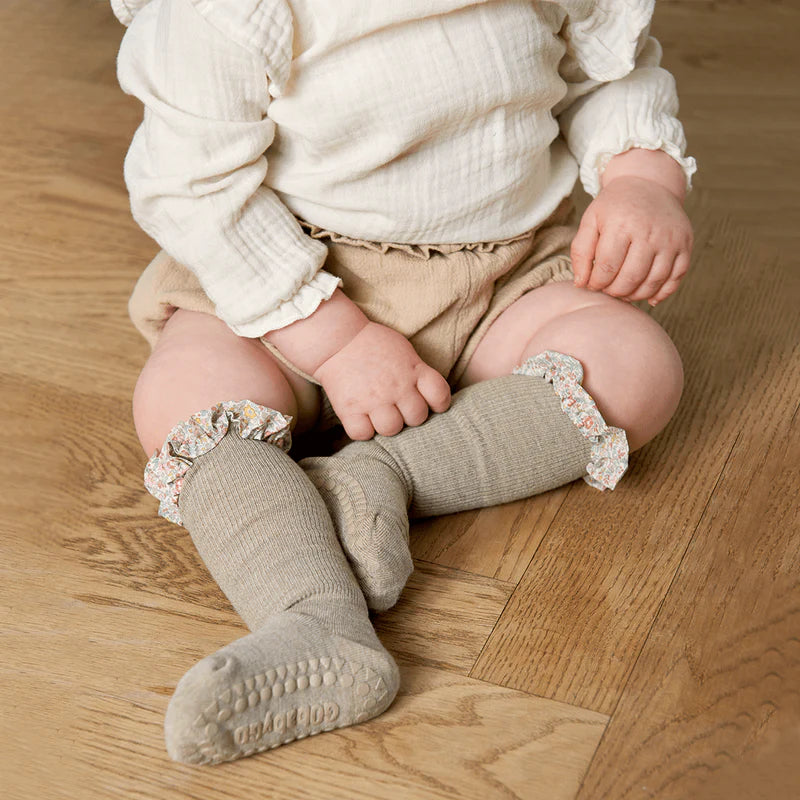 RUTSCHFESTE BABYSOCKEN - LIBERTY SAND
