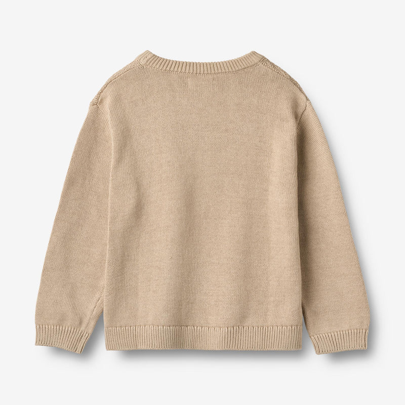 Knit Pullover Borris - warm sand