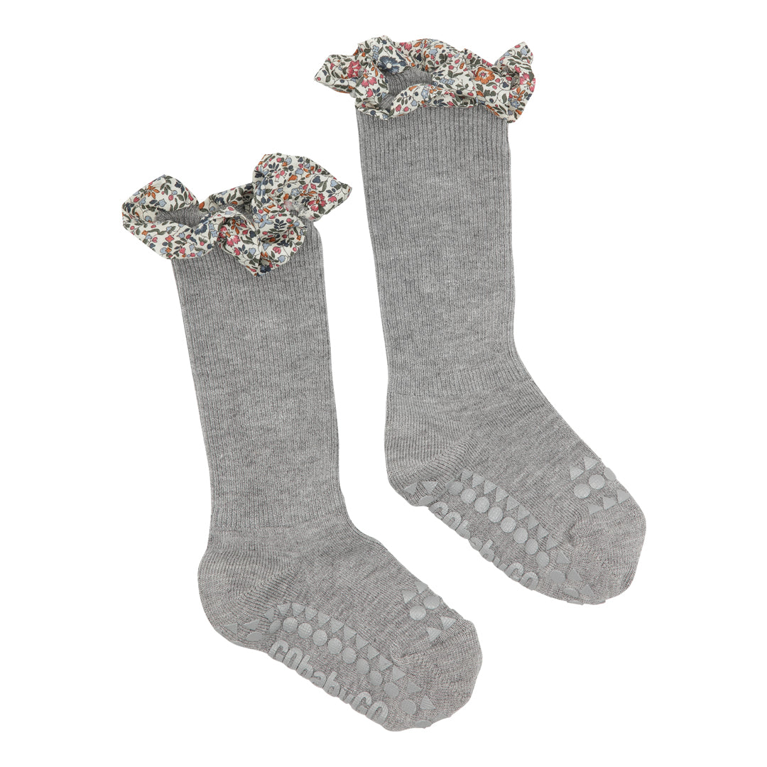 RUTSCHFESTE BABYSOCKEN - LIBERTY GREY MELANGE
