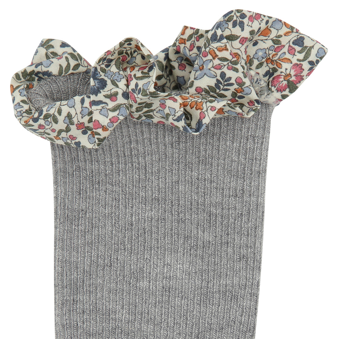 RUTSCHFESTE BABYSOCKEN - LIBERTY GREY MELANGE