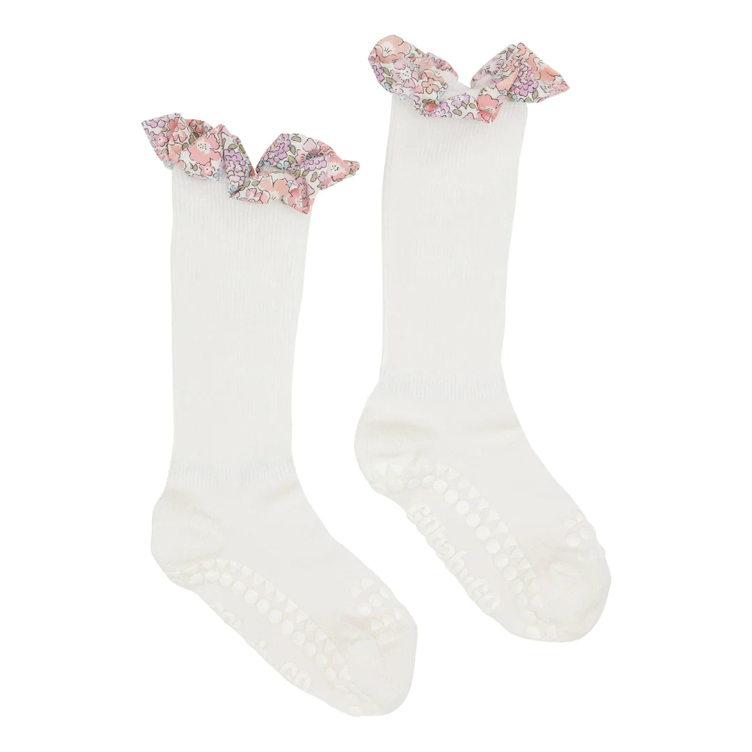 RUTSCHFESTE BABYSOCKEN - LIBERTY OFF WHITE