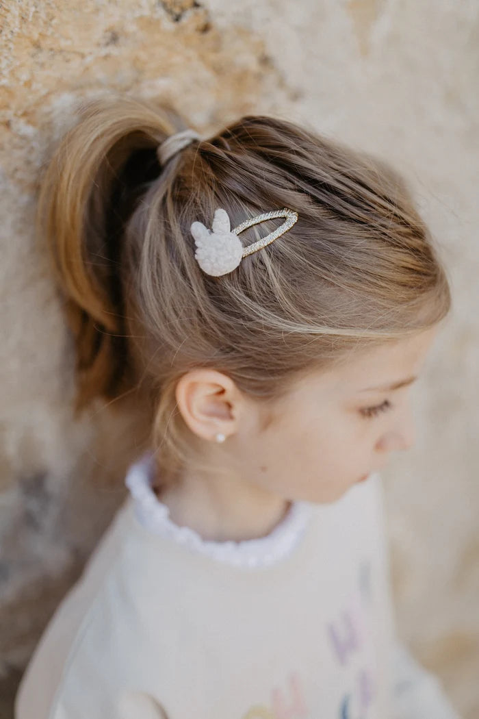 HAARSPANGEN - Fluffy Bunny Clips
