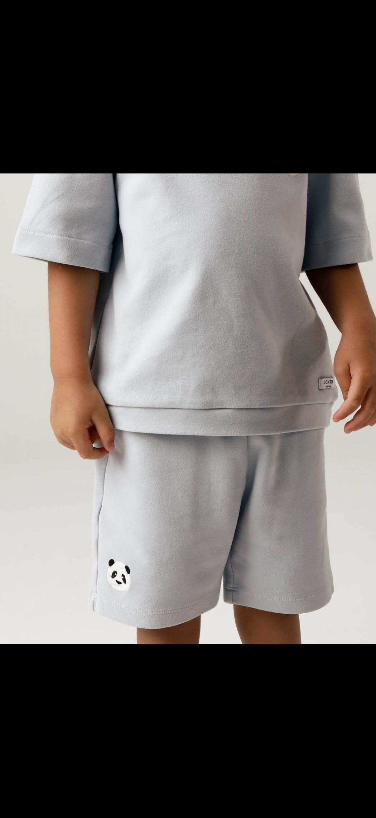 Ithri Shorts | Panda | Ice blue