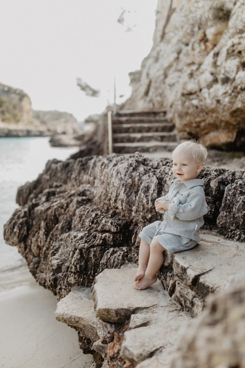 Musselin Hemd aus Bio Baumwolle - soft green