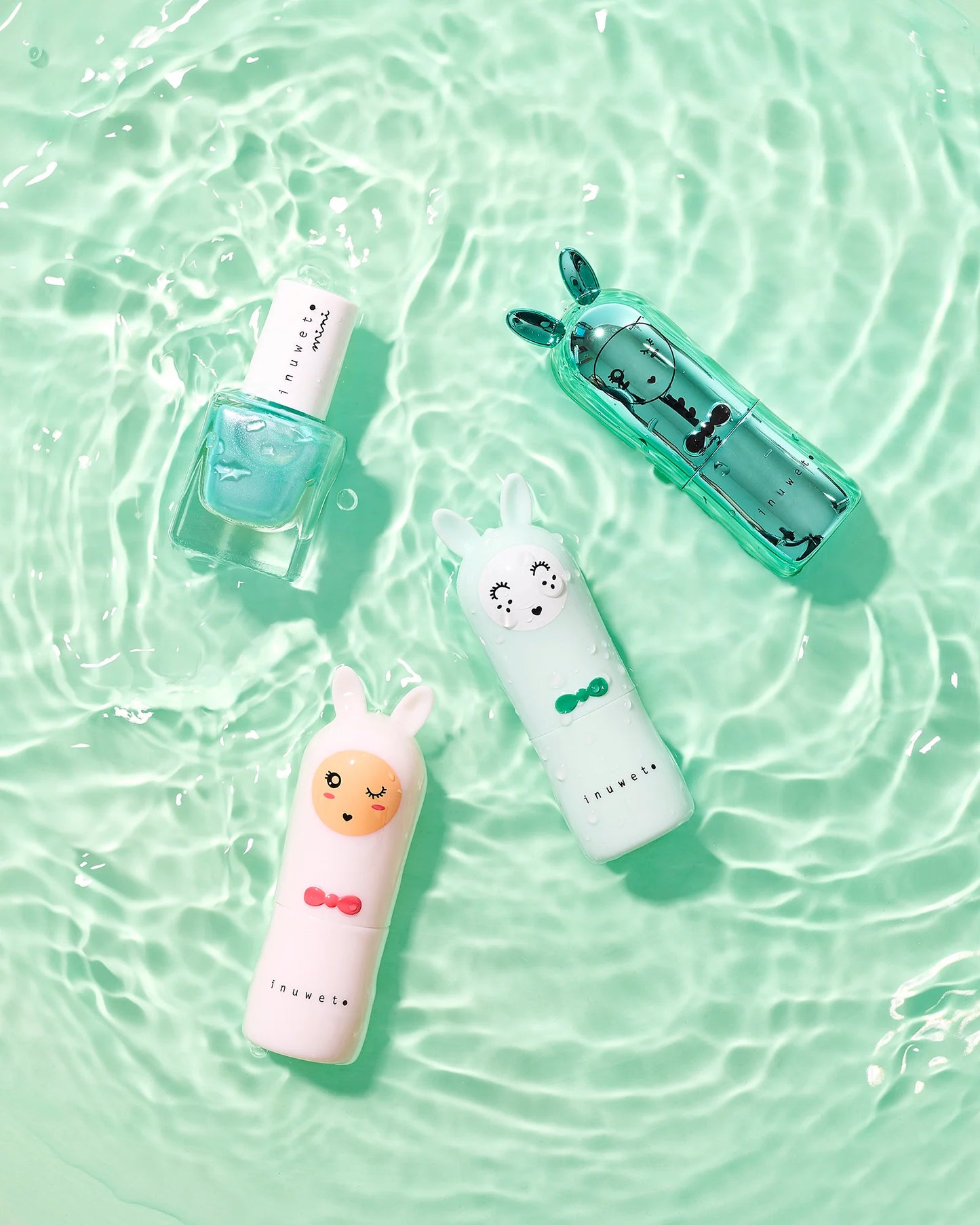 Aqua Duo Set Lippenbalsam & wasserbasierter Nagellack – Apfel