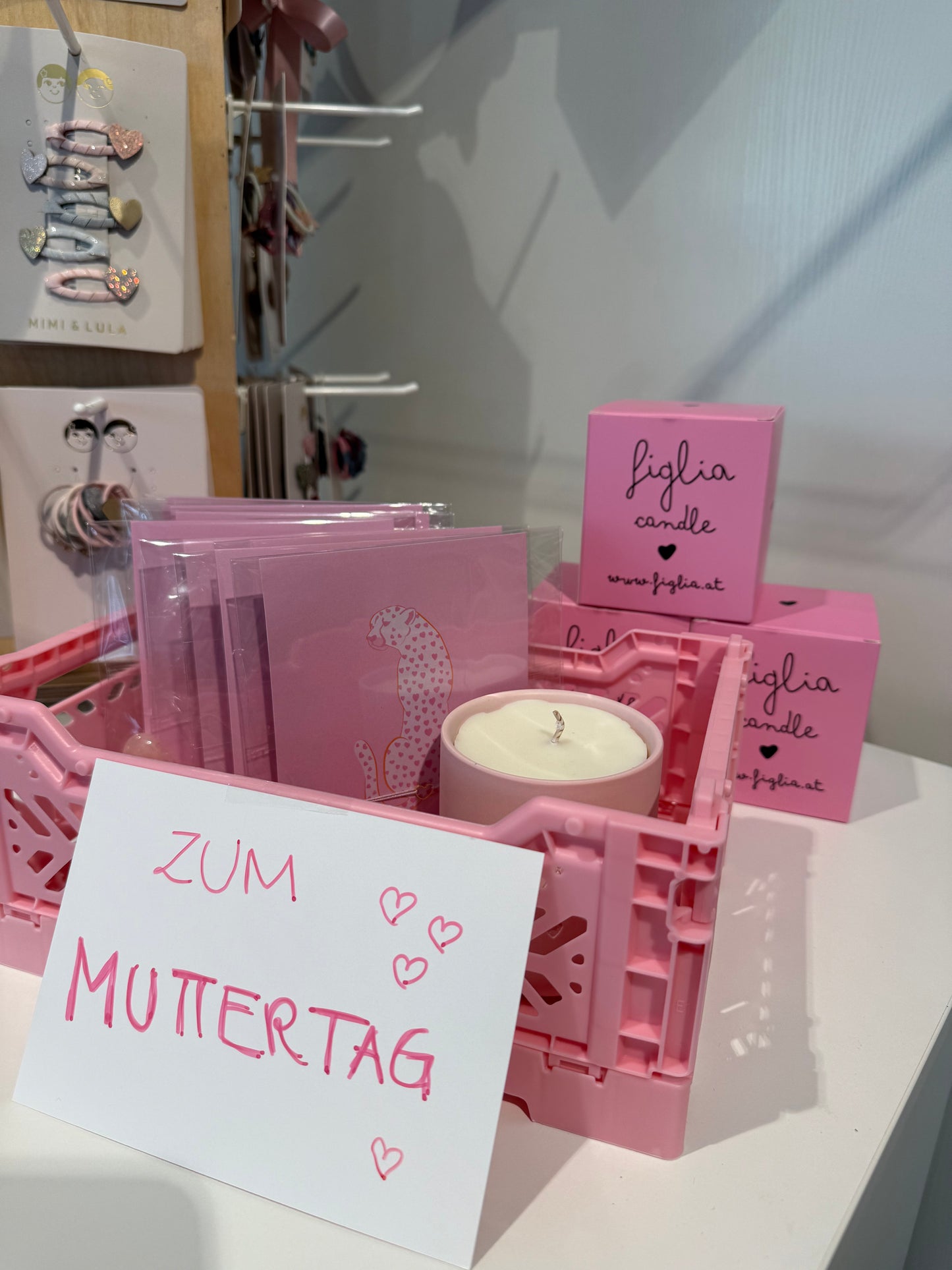 Figlia - Kerze - Rosa
