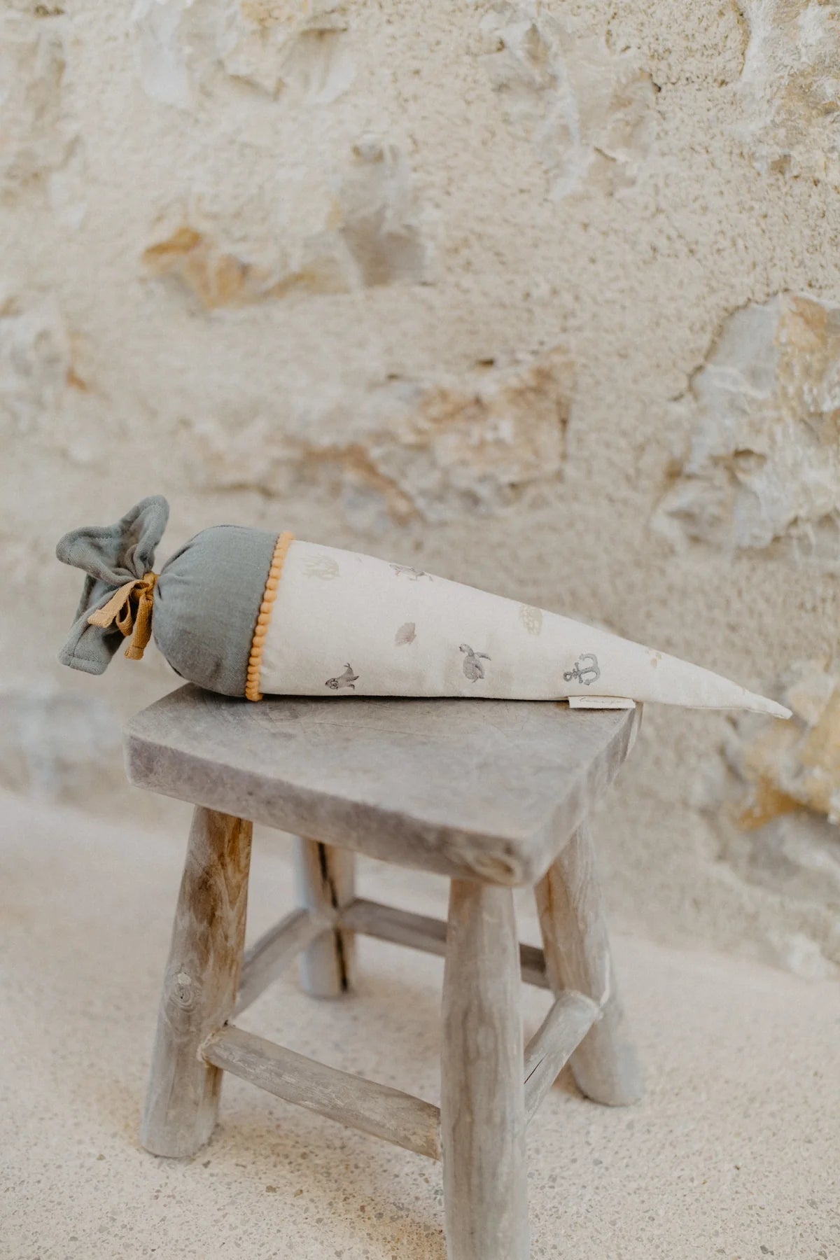 KITA TÜTE /SCHULTÜTE KLEIN Seagull MIT PAPPKEGEL UND FÜLLKISSEN