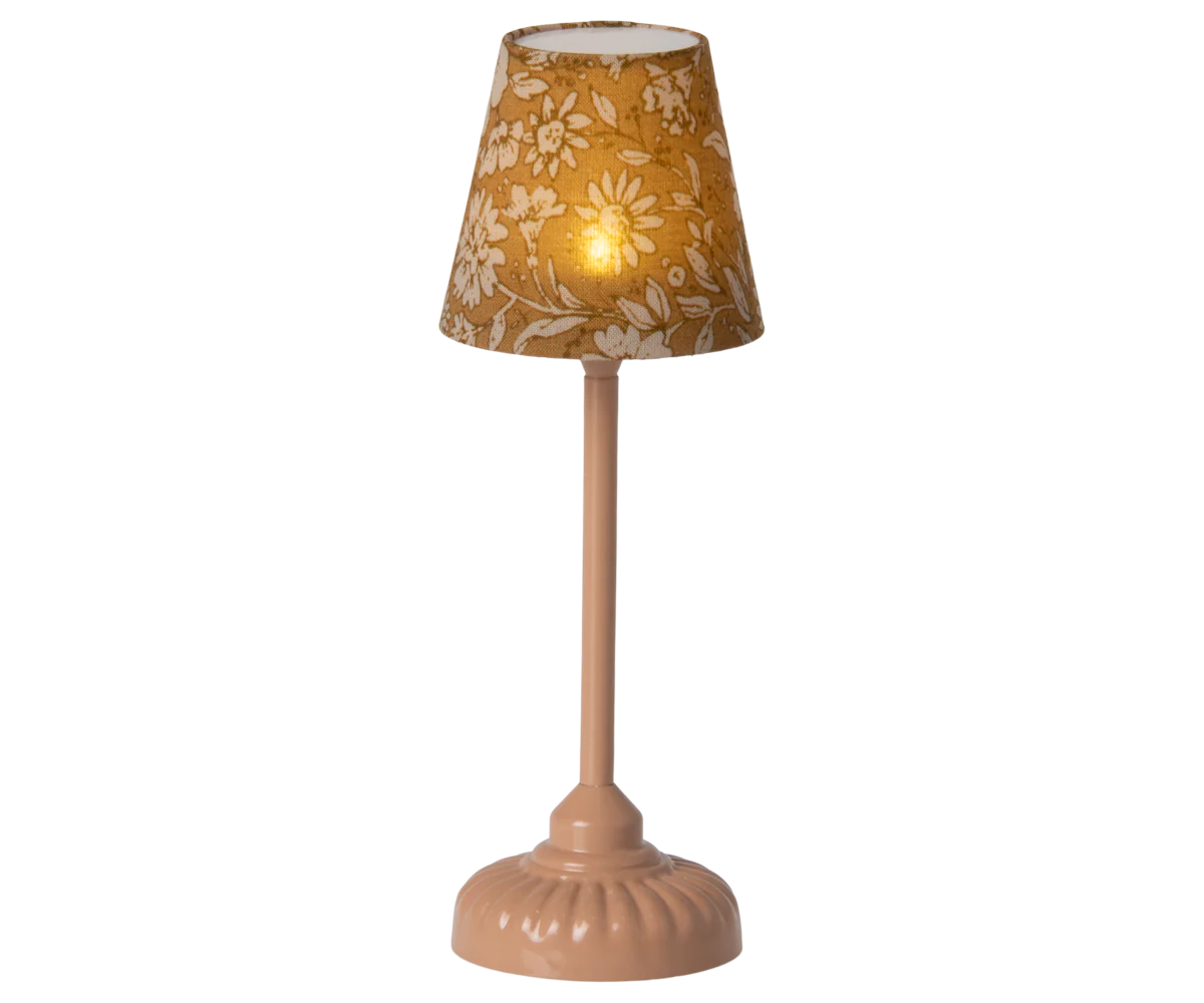 Maileg - Vintage Stehlampe, Maus - Dunkel Powder