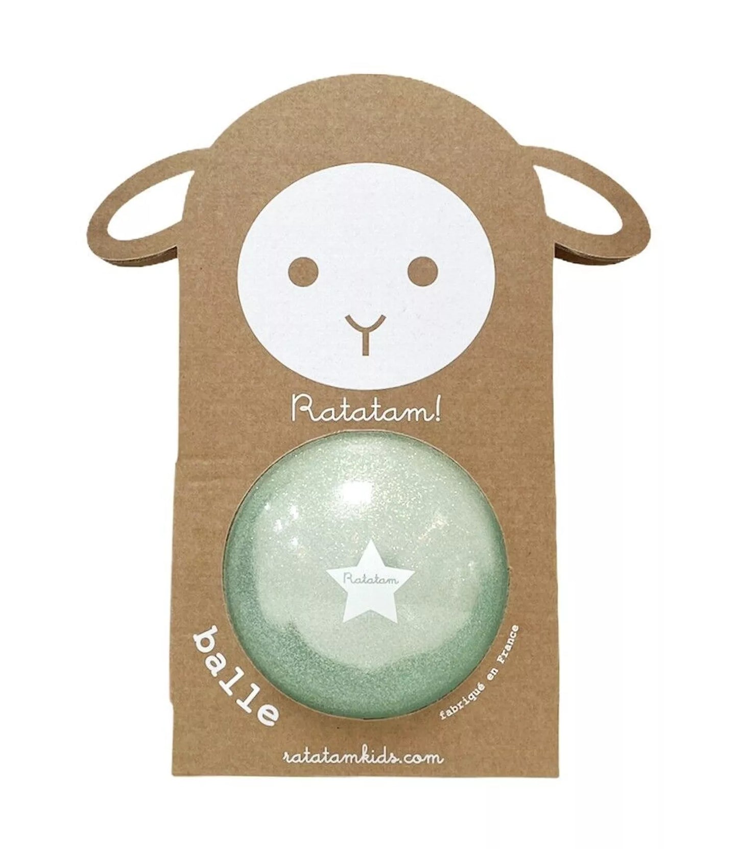 Ratatam Sheep Ball - Glitter Sommerblau 10cm
