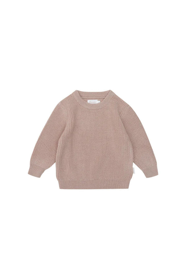 Knitted Sweater - Dusty Rose