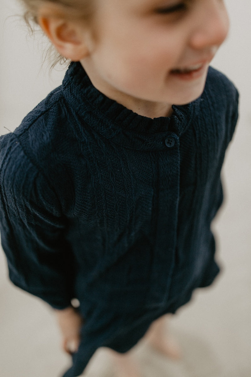 Spitzenkleid 'navy'