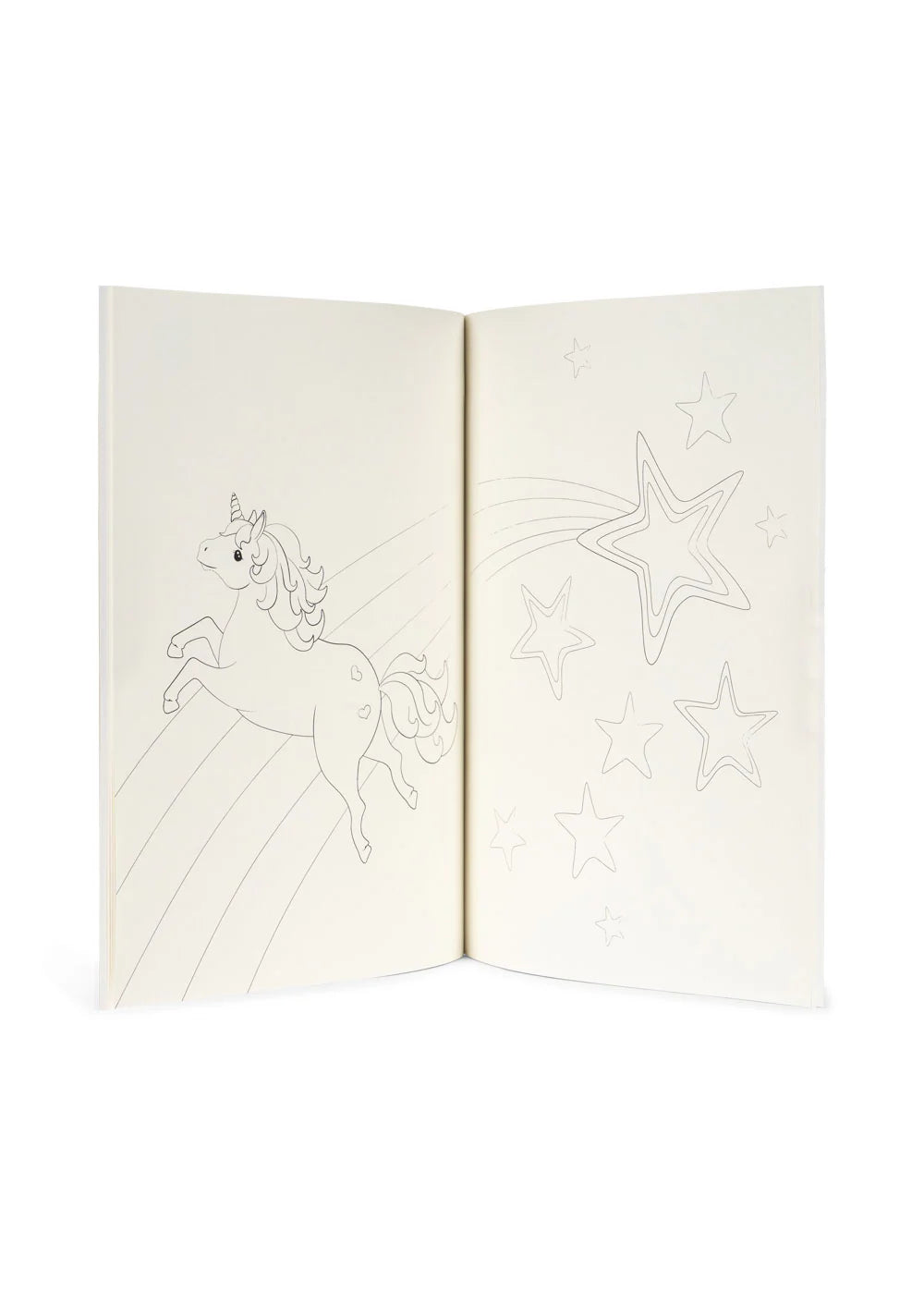 Malbuch mit Buntstifte - Einhorn