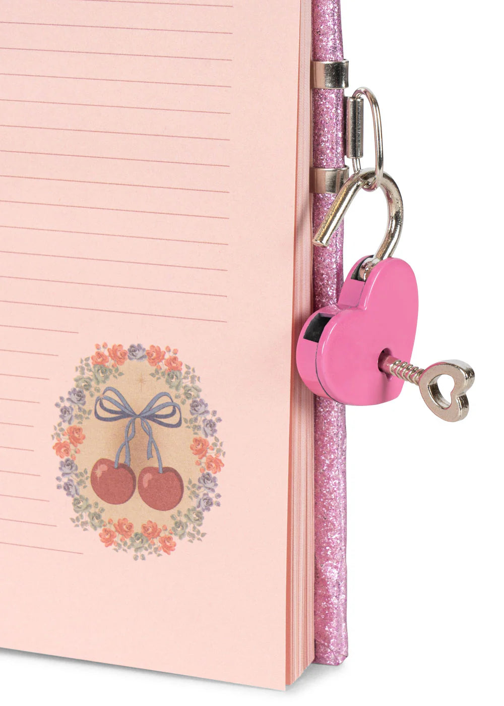 Tagebuch - Cherry Glitter
