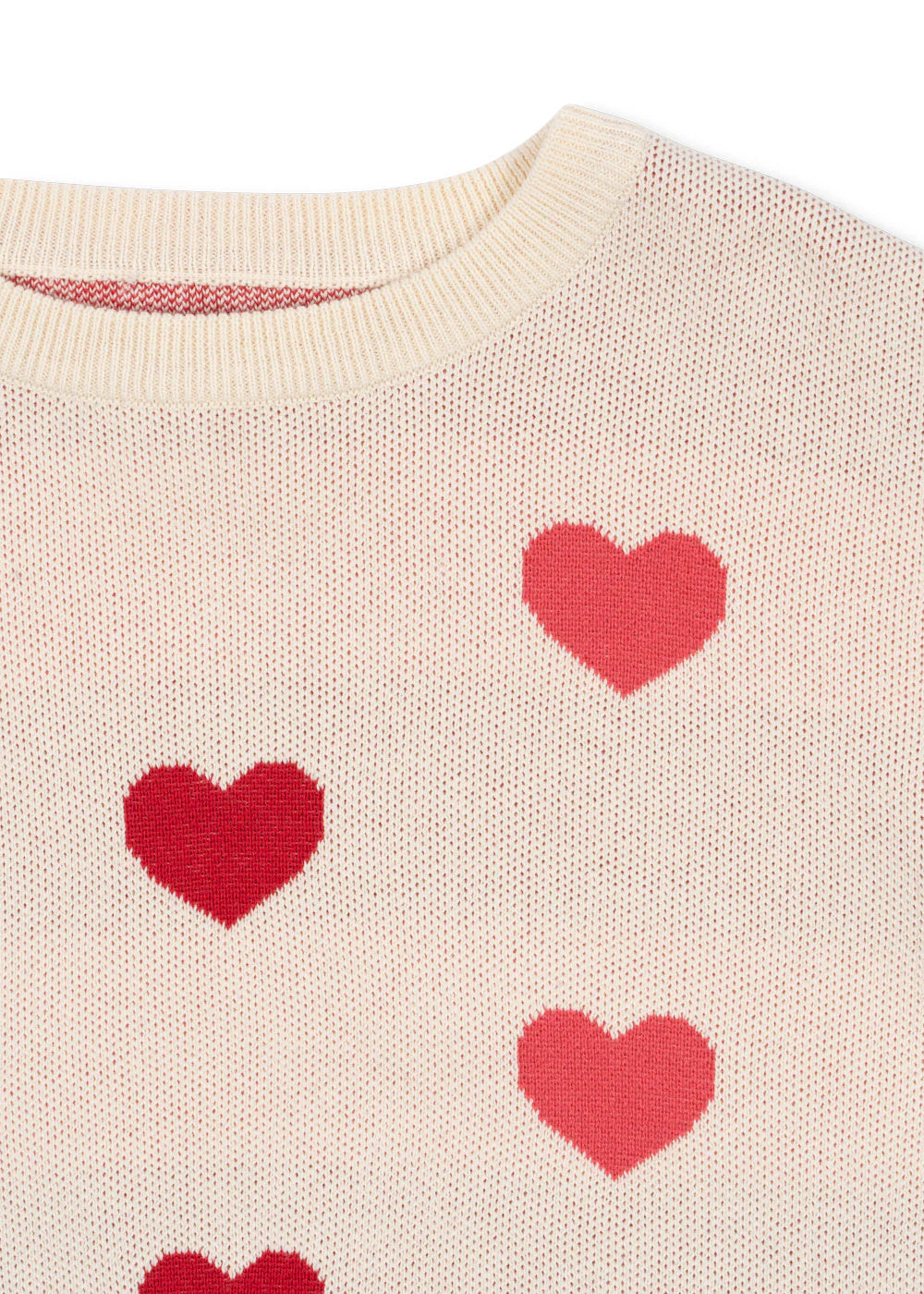 Lapis Pullover - coeur coloré duo pink