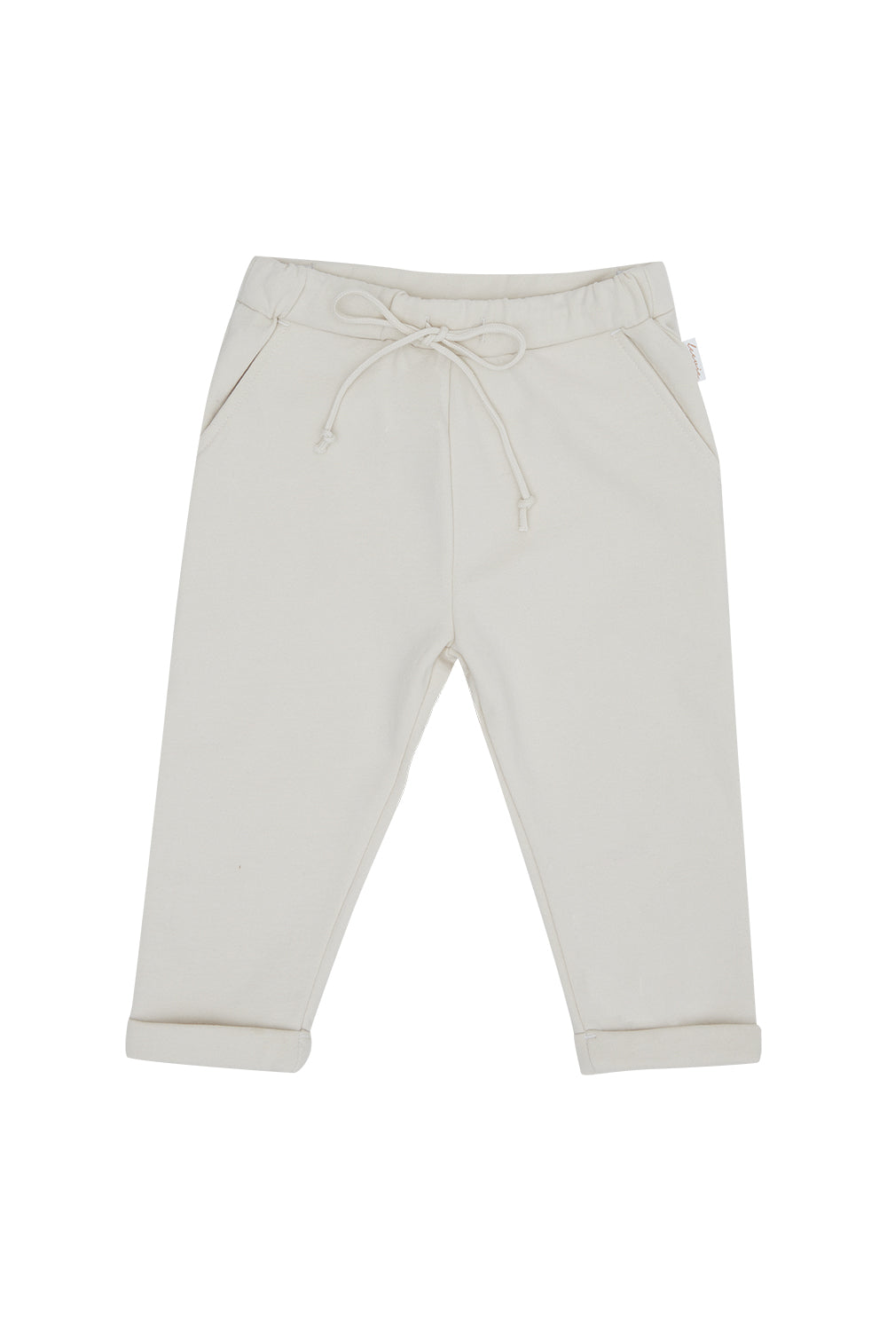 Unisex Sweathose 'beige' mit Kordelzug - beige
